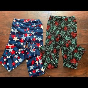 4th of July- Two pair of LuLaRoe leggings - America!